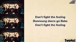 EXO Don't Fight The Feeling LYRICS