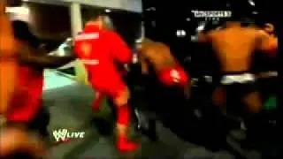 John Cena and Raw vs Nexus in Parking Lot