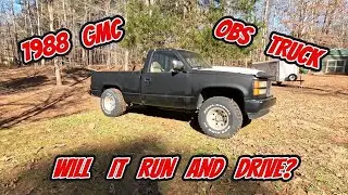''88 GMC OBS  Will It Run & Drive After 20+ Years? #obs #truck #gmc #automobile