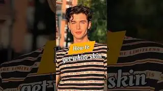 How to get white skin | #skincare #melanin #skincareroutine #viralvideo