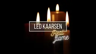 New in: Real Flame Led kaarsen