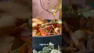 Salpic&oacute;n de cecina #salpicon #cecina  #recetas #dieta #comida #receta