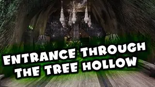 Entrance through the Tree Hollow | Swamp Base | Conan Exiles