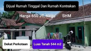 Dijual Rumah Tinggal Dan Rumah Kontrakan Lokasi Strategis Dekat Perkotaan 