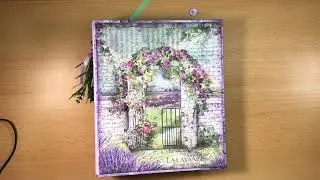 FLEUR LA LAVANDE - # 431 - mini album - (Stamperia )