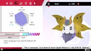 Pokemon Max Raid Battle Pokemon Guide - Sweeper Role Part 2: Volcarona the Grand Moff