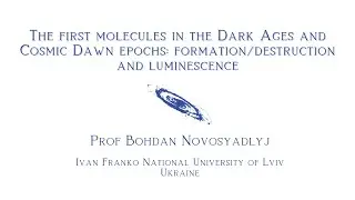 5th Cosmology School - The first molecules in the Dark Ages and Cosmic Dawn epochs
