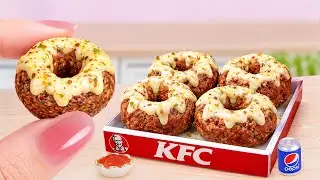 Amazing Miniature Cooking Beef Recipe 🥩 How to Make Delicious Steak Donuts
