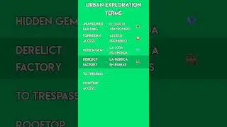 Urban Exploration in Spanish! 🕵️&zwj;♂️ Abandoned Places Vocabulary