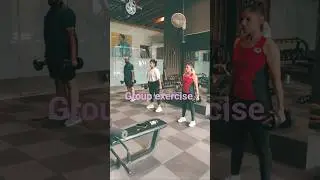 BEST GROUP EXERCISE#gym #groupexercise #explorepage #shortitfeelit #villege #sports #trendingshorts