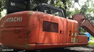 penyebab trek kanan trek kiri tidak berfungsi dengan normal,Hitachi 110 zaxis
