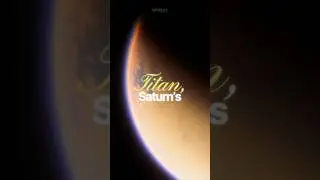 The Moon With Rivers of Liquid Methane☠️🥶 #titan #moonofsaturn #methane #shorts
