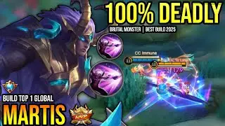 MARTIS BEST BUILD 2025 | BUILD TOP 1 GLOBAL MARTIS GAMEPLAY | MOBILE LEGENDS✓