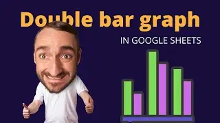 How to make and customise a double bar graph in GOOGLE SHEETS