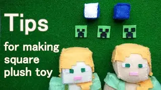Tips for making square plush toys