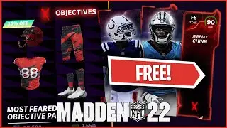 How To Get The Most Feared Helmet In Madden 22! TWO FREE 90 Most Feared Players