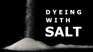 Salt dyeing for quilters, fibre (fiber),and batik artists. Dye technique experiments! #batik #dye