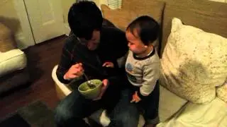 Someone loves black sesame dessert
