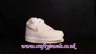 Swarovski Nike Air Force 1 Mid AF1 Crystalised