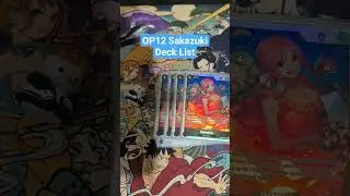 OP12 Saka Deck List for 9-8-25