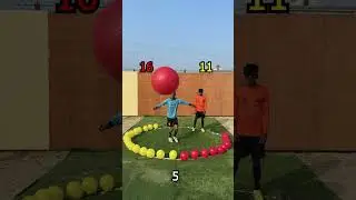 Who will win gym ball juggling challenge ?