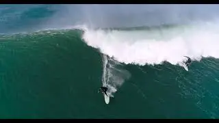 Surfing Merewether Big Saturday Morning Session Drone  4K