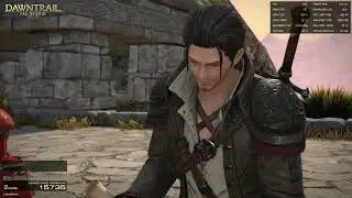FFXIV Dawntrail benchmark 2560x1440 maximum settings 9070xt 9800X3D DDR5