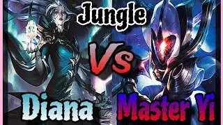 Wild Rift Best Master Yi vs Diana | Jungle Gameplay S16