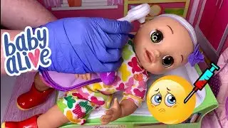 ❤️Baby Alive Hannah can finally get her shots baby alive Dr Visit😫