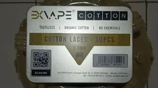EXVAPE Cotton lace (kapas organic vapor) review