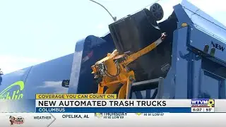 City of Columbus introducing new truck fleet for automated trash pick up