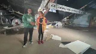 A North Texas church's roof collapsed under the weight of snow over the weekend