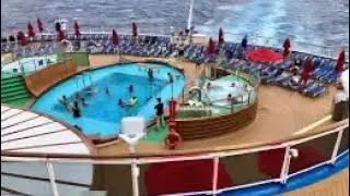 Carnival Horizon Deck 10 tides pool  area