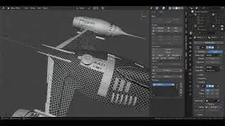 🔴3D MODELING | UV | Naboo N-1 Starfighter | BLENDER | OCT 13, 2025 | #3d #b3d #blender #3dmodeling