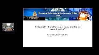 A Perspective from the Inside  House and Senate Committee Staff
