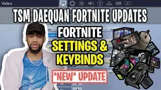 TSM Daequan Fortnite Settings, Keybinds, Sensitivity, Gear and Setup