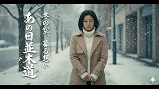 イントロだけで涙が出る｜哀愁のハーモニカ「あの日の並木道・冬の空、募る想い」昭和レトロ・郷愁BGM