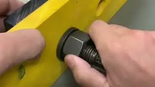 Torque Shear Bolt Black Torshear Type Bolts with Hex Nuts and Washers Torque Breakage Process