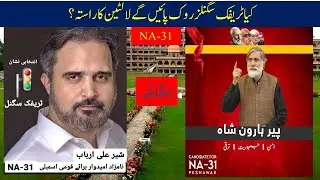 PAKISTAN Election 2024 NA 31 / Peshawar PTI vs ANP / Arbab Sher Ali vs Peer Haroon Shah
