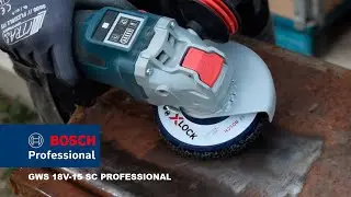 Probando Amoladora Bosch  Biturbo GWX 18V-15 SC #BITURBOtest #boschprofessional