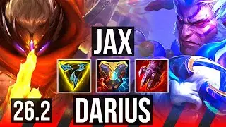 JAX vs DARIUS (TOP) | First Strike, 43K damage | KR Challenger | 26.2