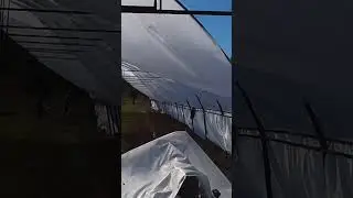 Folie solar | Folia la primul solar este sus urmează să o &icirc;ntindem | Prima folie pe care o punem noi