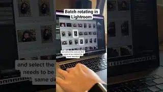 Batch Rotate in Lightroom