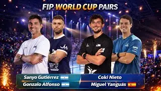 FIP WORLD CUP PAIRS 2025 | THE ARENA KUWAIT  GUTI&Eacute;RREZ-ALFONSO VS COKI NIETO- MIKE YANGUAS |