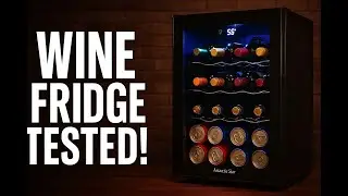 Antarctic Star Wine & Beverage Cooler Review (2025) | 26 Bottle / 130 Can Mini Bar Fridge Tested!