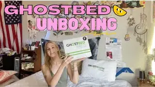 GhostBed's GhostSheets && GhostPillow Product Unboxing ~ Review! 🛏 👻