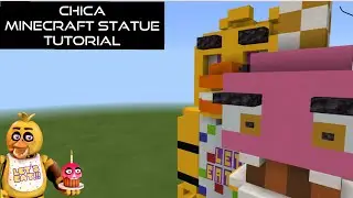 Chica Minecraft Statue Tutorial (FNaF VR)
