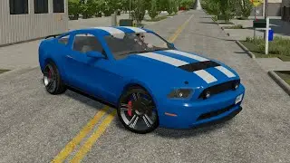 Ford Mustang (Road Rage) - Farming Simulator 2022 [FS 22 LS 22 Car Vehicle Mod] #fs22 #car #mustang