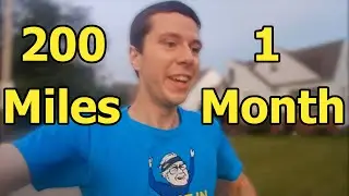 Day 1 of Running 200 Miles In 1 Month