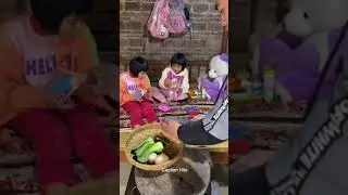 Good Father Cooking for Her Family Eating and Delicious Food